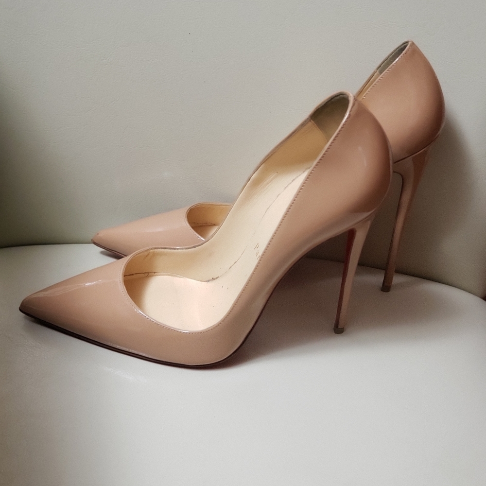 Authentic Christian Louboutin's So Kate Nude